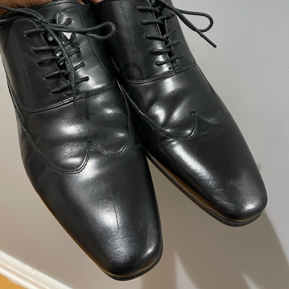 Aldo Wing Tip lace up shoes Black Sz 11 (44) main image 9